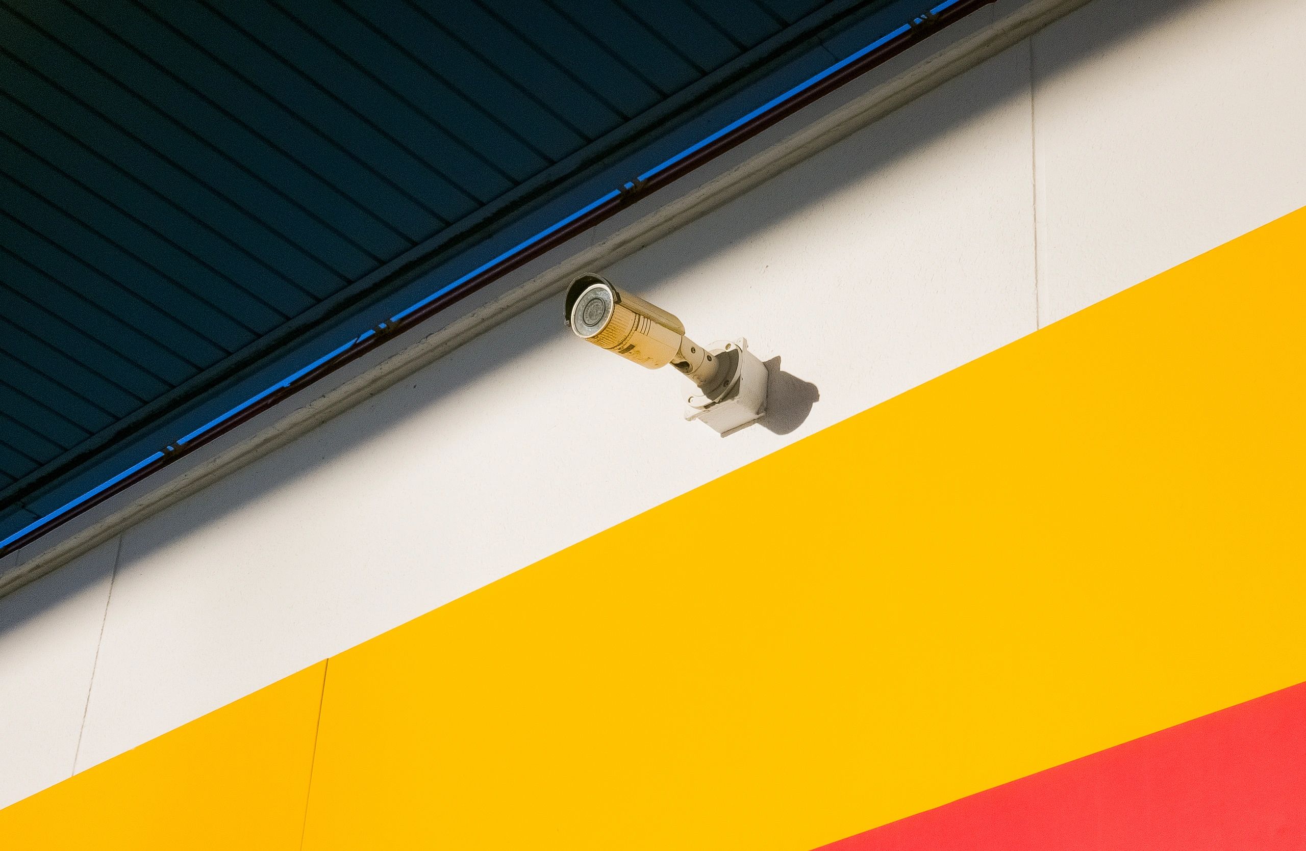 A CCTV Video Surveillance camera for security of a commecial or industrial area